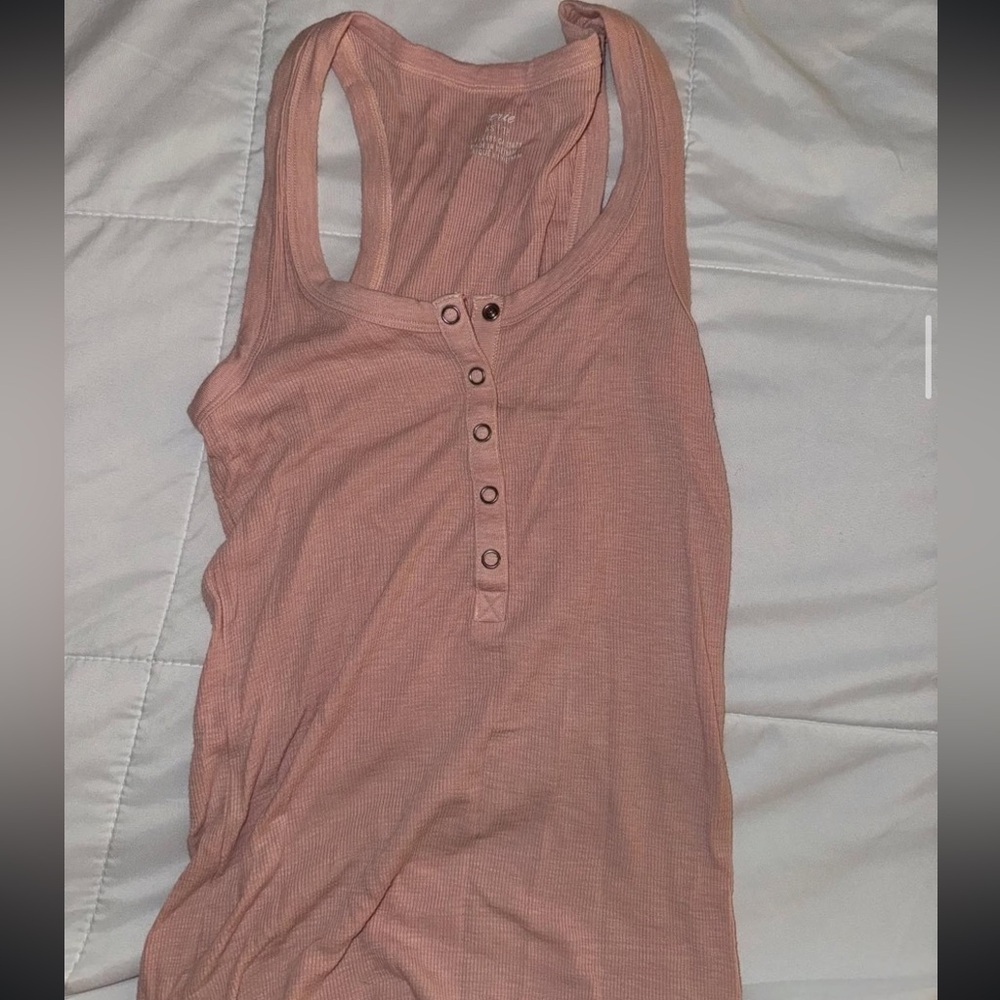 Aerie Pink Tank Top Sleeveless Style
